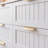 6 Drawers Dresser, 53.15"W Modern Chest of Drawers with Metal Handle-1360958836