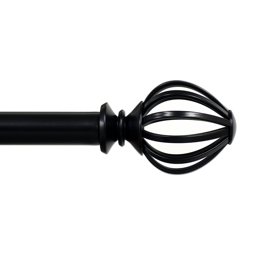 Opas Adjustable 42" - 120" 1" Single Curtain Rod Winston Porter 