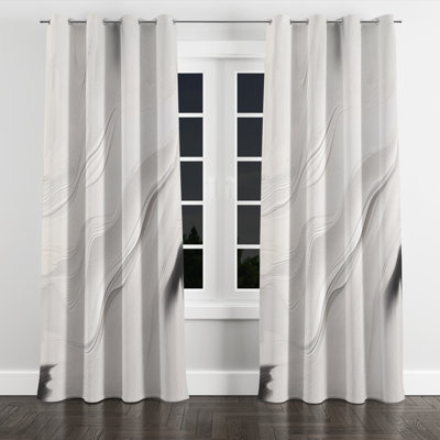 Avenleigh - Abstract Marble Blackout Grommet Curtain - 1 panel