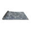 Tapis bleu tissé à la machine-560941865