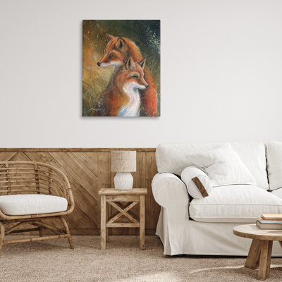 Portrait d'une paire de renards, conception de Jody Bergsma