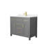 Beckett 42" Freestanding Single Bathroom Vanity with Cultured Marble Top-1377257346-1377257351-1385249357