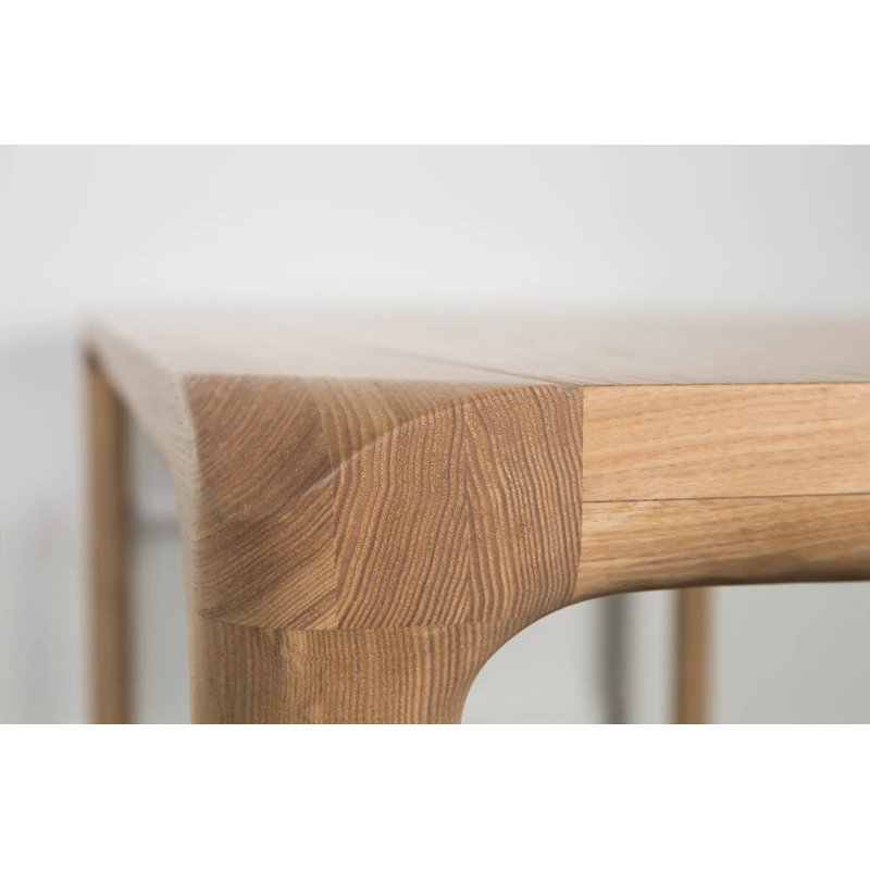 Storm Solid Wood Dining Table, 30"H x 63"L x 35"W, Natural