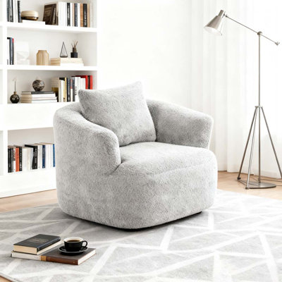 Canapé pivotant à 360 °, chaise d'appoint 38,2 po