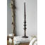 Porte-bougie sculptural en fer noir-1880041071
