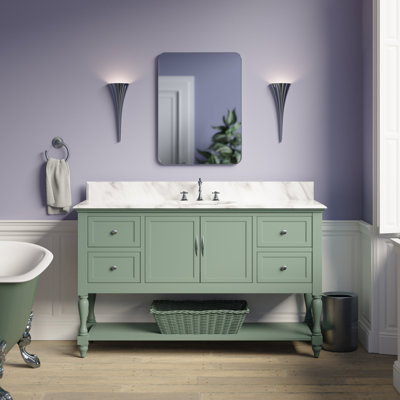 Hampton 60'' Single Bathroom Vanity with Top