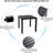 2 - Person Patio Dining Set with Square Table