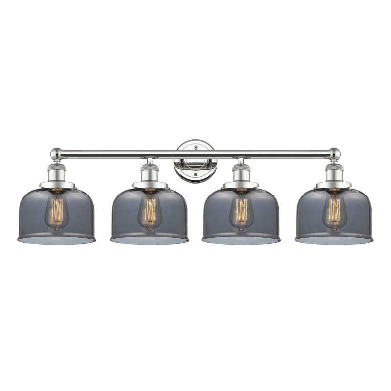 Annagene 4 - Light Dimmable Vanity Light, Plated Smoke, Polished Nickel