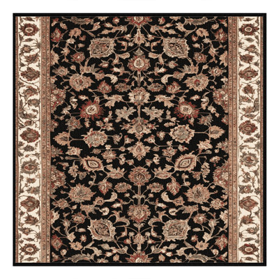 Tapis brun lavable à la machine
