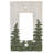 Evergreen Forest Trees 1-Gang Rocker Wall Plate
