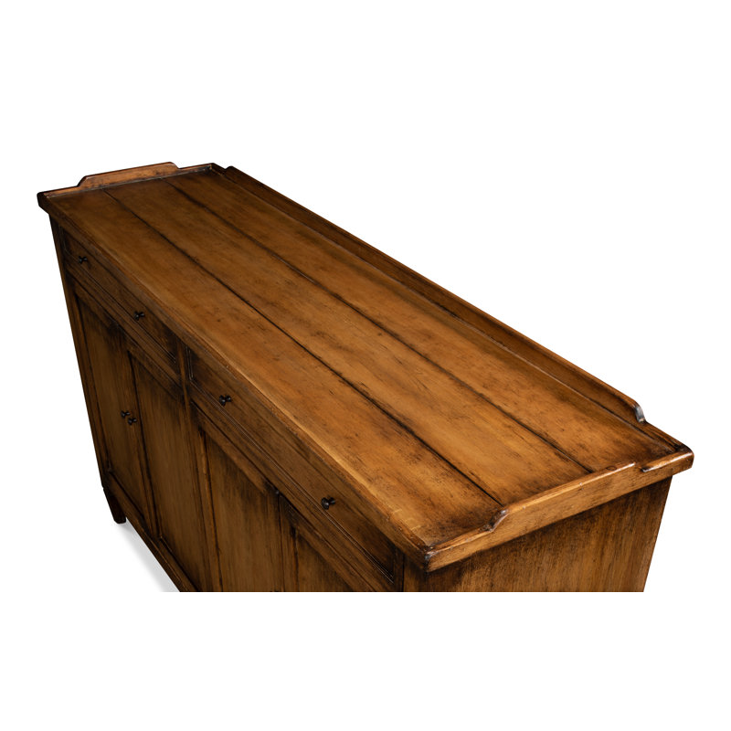 Madigan 64'' W Solid Wood Sideboard, Antique Black