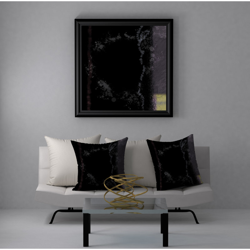  Housse et insert de coussin carré raffiné Lingering, 24" X 24"