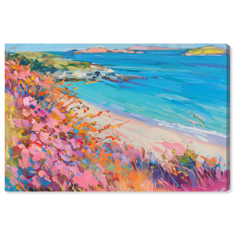 Colorful Coastal Wall Art by Art Remedy, Wrapped Canvas, 15" H x 10" W