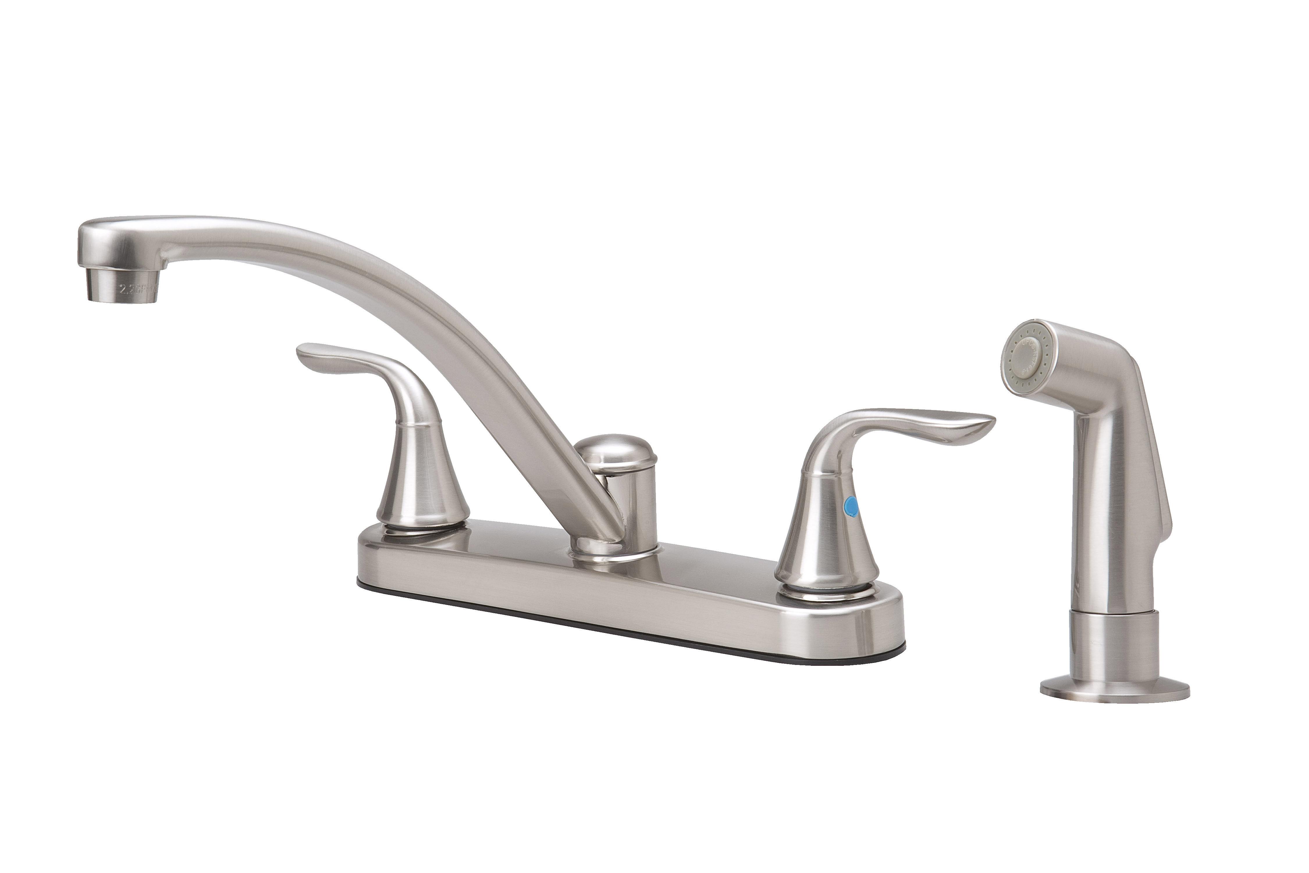 Bk Products Kitchen Faucet With Side Spray 