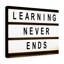 Learning Never Ends - Wrapped Canvas Print-1546909858