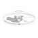 15.75" Low Profile Modern Style LED Ceiling Fan Light, APP+Remote Control, 6-Speed Fan, All Seasons