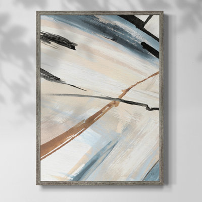 «Dancing Wind Revisit II», reproduction encadrée - bois massif