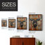 ANIMALS Series DVII - reproduction encadrée de qualité supérieure - prête à être accrochée - aucun clou requis-239187422-239187426