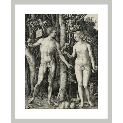 Adam and Eve by Albrecht Dürer -Framed Giclee Print