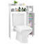 Rangement au-dessus de la toilette l 30 po x H 42 po x P 8 po Mckellar