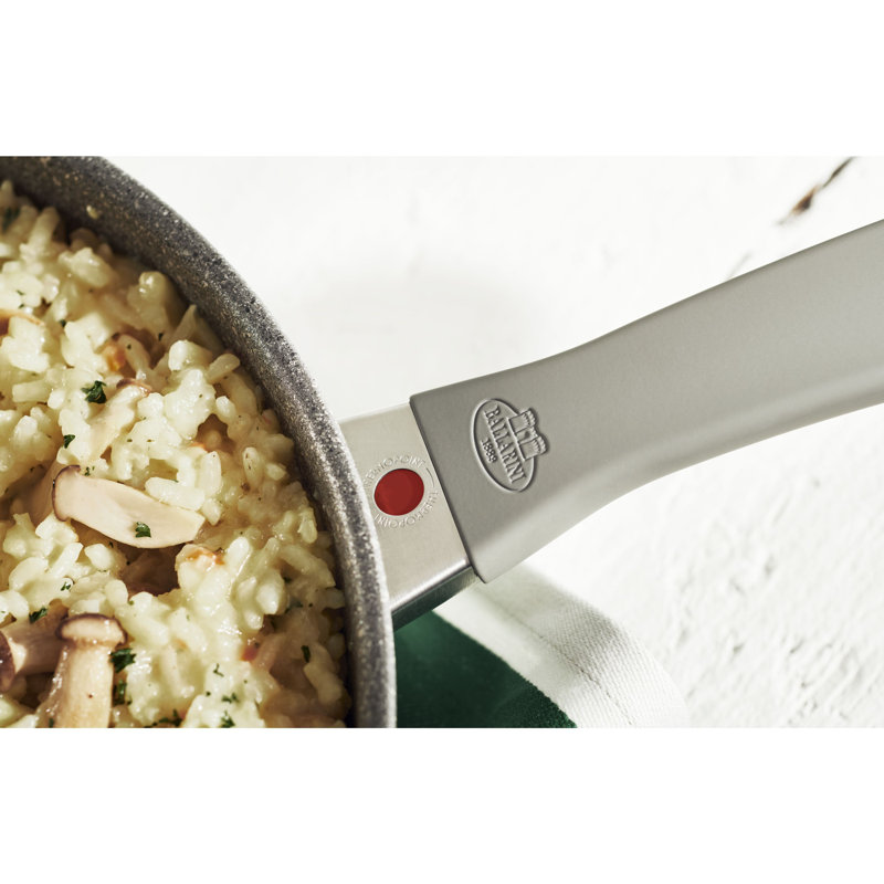 Gray 3.9-qt Aluminum Nonstick Sauté Pan with Glass Lid