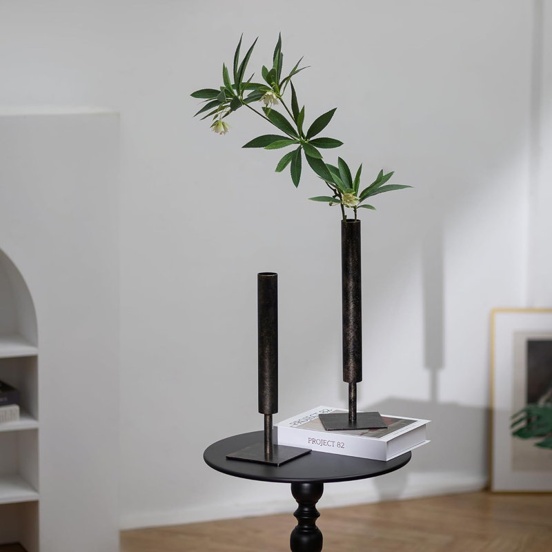 Black Single Stem Vase