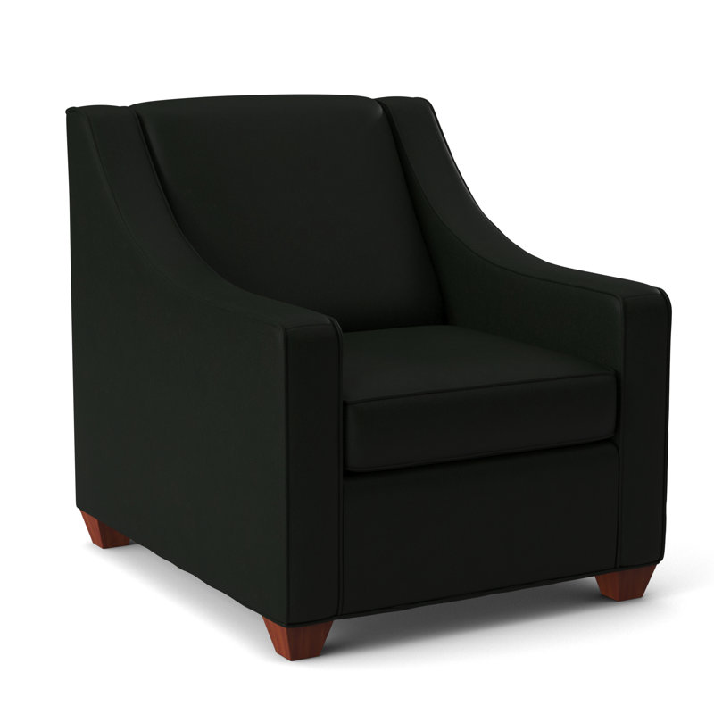 Fauteuil l 31 po Phillips, Cerisier BM, Noir Dorset