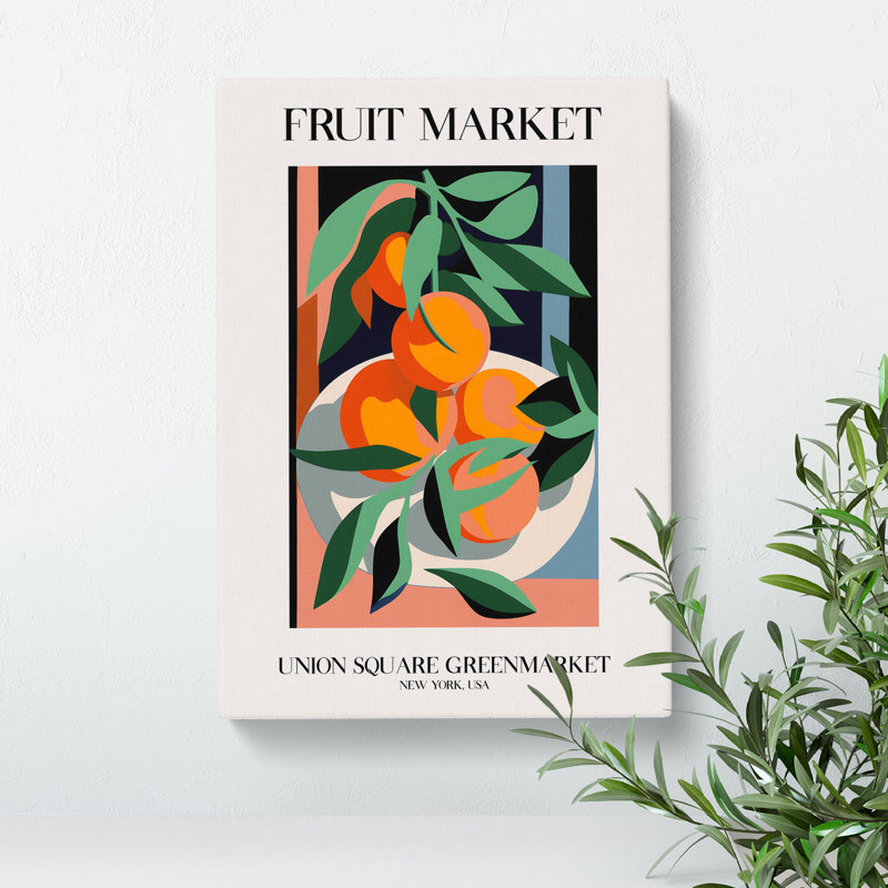 XMKTMKT-645 Union Square Fruit Market Exhibition 3 - Wrapped Canvas Print, 50cm H x 35cm W