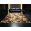 Tapis brun moelleux moelleux et moelleux classique Durso Holly - reliure brun clair-335892936