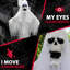 Pavillon de jardin Haunted Hill Farm Scary Talking Ghost Halloween Animatronic avec son et lumières tactiles