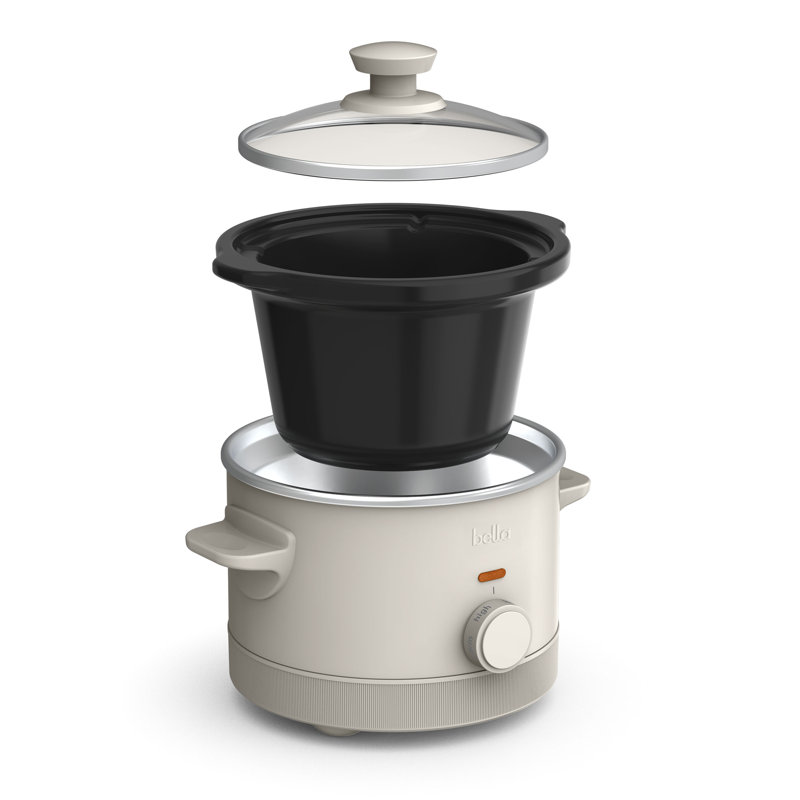 Bella 1.5 QT Slow Cooker, Oatmilk