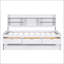 Lit capitaine simple en bois avec étagères intégrées