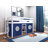 Johannes Solid Wood Twin Low Loft Bed with Ladder and Tent-208540035-208540032