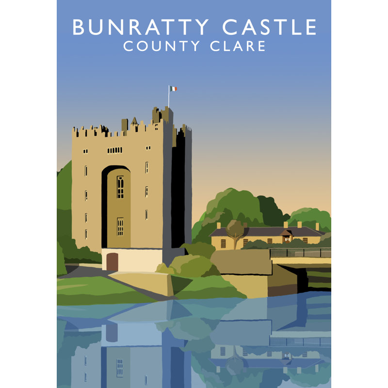 Bunratty Castle by Richard O'Neil - Print, No Frame, 40 cm H x 30 cm W x 1 cm D