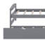 Lit plateforme simple avec lit gigogne Epine-396197221