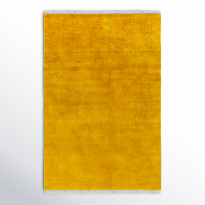 Clio Hand-Woven Beige Wool Rug