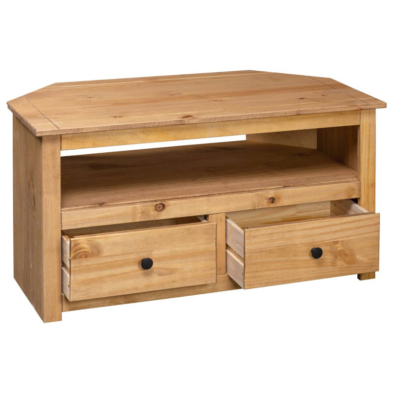 Ayva-Mae Solid Wood TV Stand, Natural