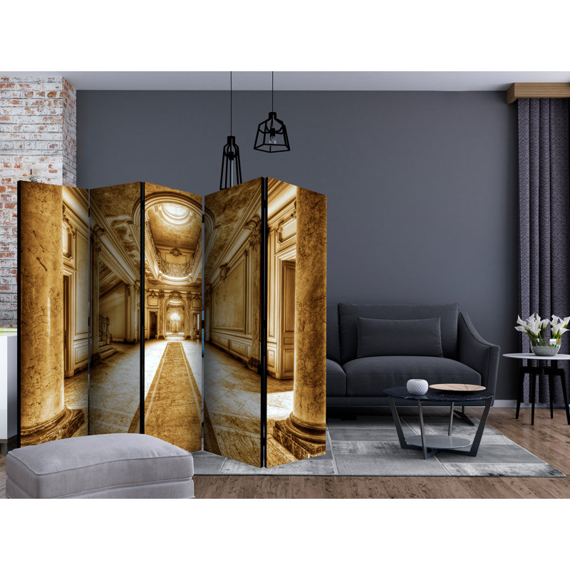 Kahwajian 225cm W x 172cm H 5 - Panel Folding Room Divider