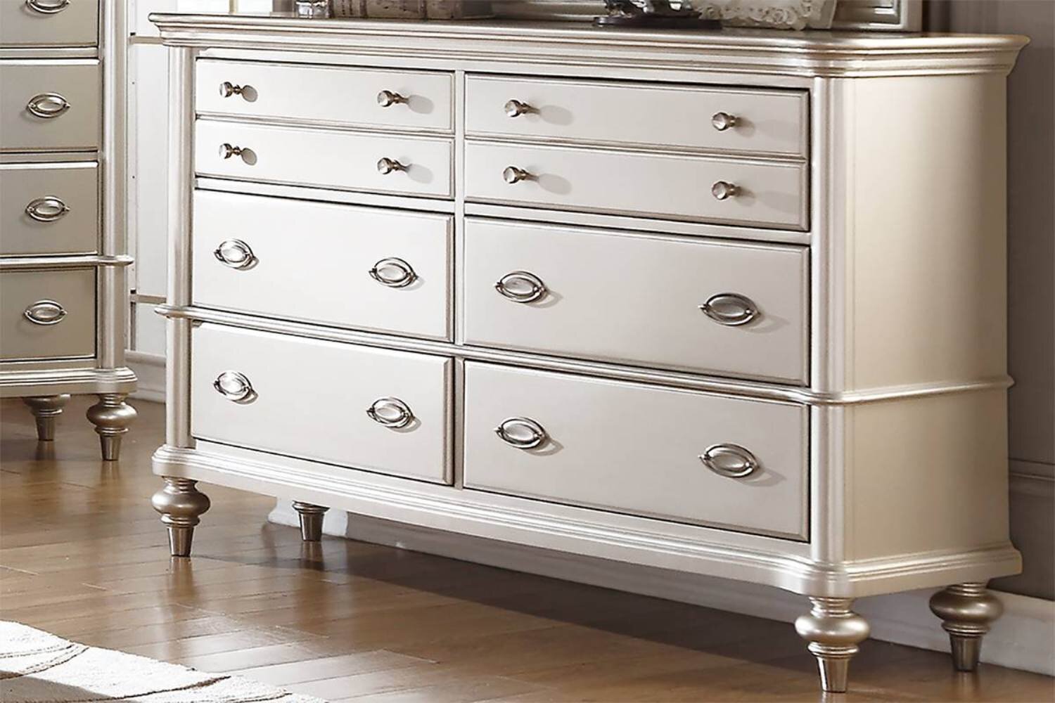 Coaster Furniture Louis Phillipe White 6 Drawers Dresser  White wood  dresser, Coastal bedroom furniture, White bathroom furniture