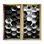 Abstrait géométrique noir et blanc - impression sur toile géométrique abstraite, art mural abstrait noir 2 pièces