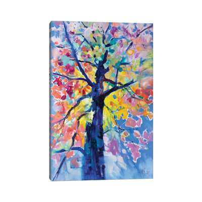 Tree by Katharina Valeeva - Wrapped Canvas Painting