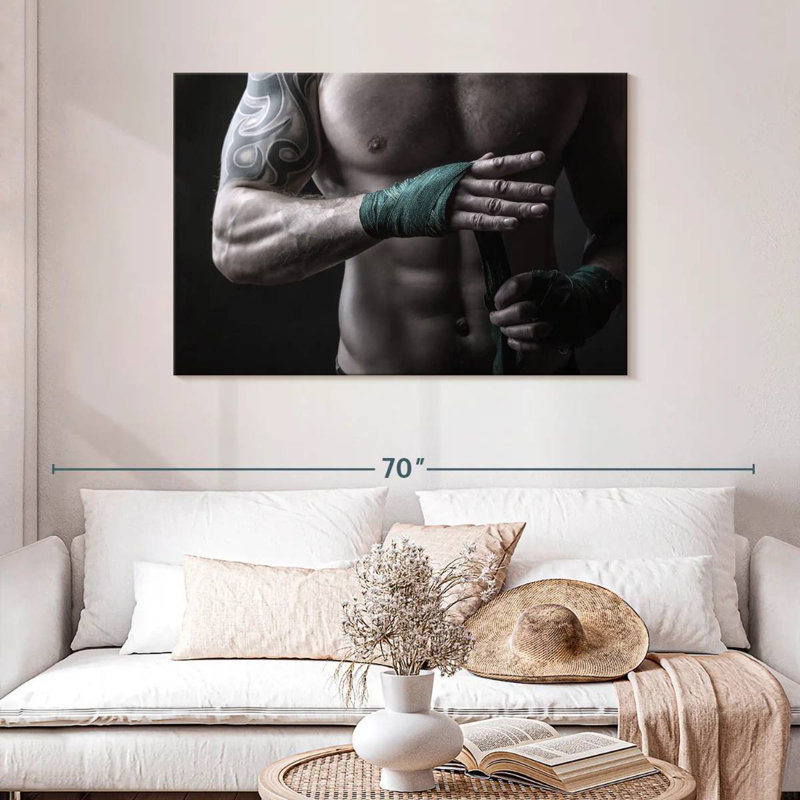 Sireci Boxing Preparation, 30" H x 45" W