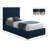 Crosby Solid Wood and Upholstered Platform Bed-67046590-67046591