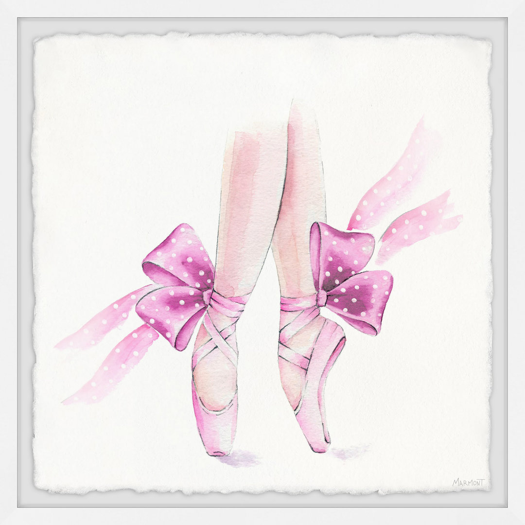 Jayson Princess Wears Pointe Shoes Framed Print Gemma Violet 