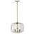 Iroha 3 - Light Brass Geometric Pendant
