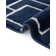 Glam Navy Blue Silver Area Rug