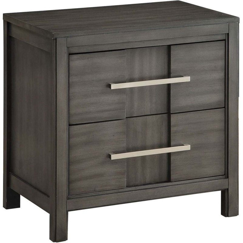Table de chevet pour chambre à coucher, Gris
