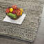 Tapis gris tissé à plat à la main Delane-30035667