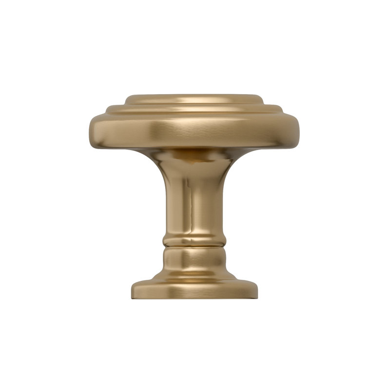 Poignée champignon 1 5/16 po de diamètre, Bronze champagne