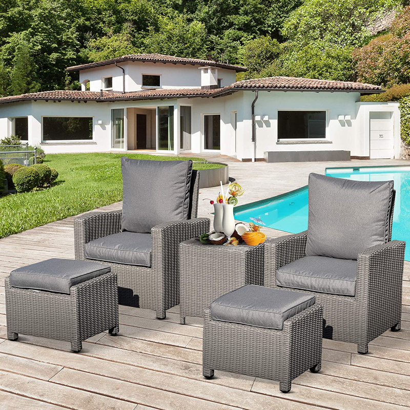 Hulme 2 Seater Rattan Conversation Set